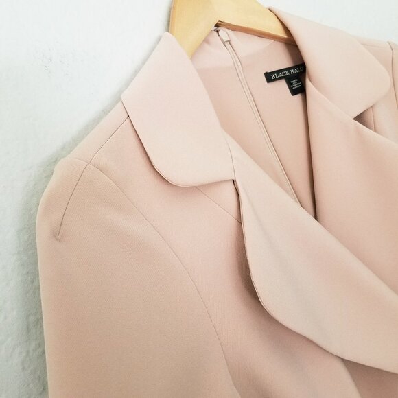 Black Halo Women's Mini Dress in Blush Pink - Picture 13 of 15